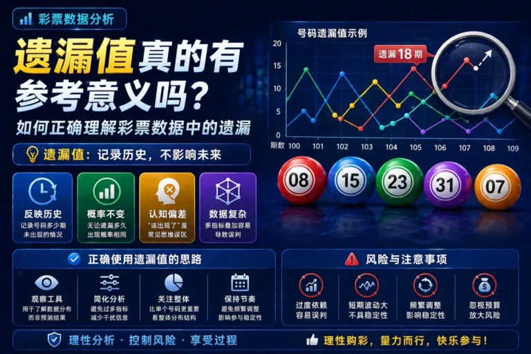 遗漏值真的有参考意义吗 如何正确理解彩票数据中的遗漏